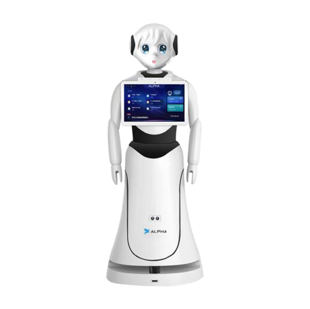 El robot de servicio de IA Alice