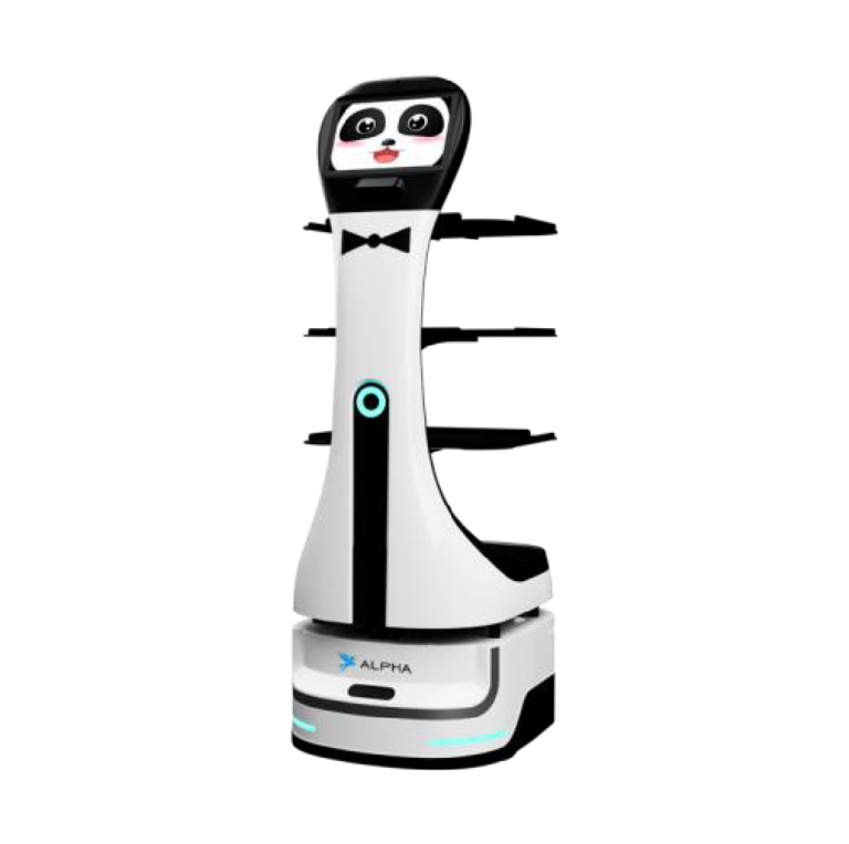 Robot de reparto panda